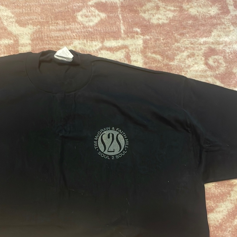 Vintage Tim McGraw & Faith Hill tour crew shirt